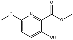 3-羟基-6-甲氧基吡啶甲酸甲酯, 164721-32-8, 结构式