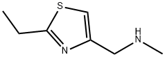 (2-乙基-1,3-噻唑-4-基)甲基](甲基)胺, 165316-07-4, 结构式