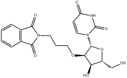 Uridine, 2'-O-[3-(1,3-dihydro-1,3-dioxo-2H-isoindol-2-yl)propyl]- (9CI) Structure