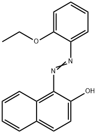 2-Naphthalenol, 1-[2-(2-ethoxyphenyl)diazenyl]- Struktur