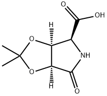 4H-1,3-二氧杂[4,5-C]吡咯-4-羧酸, TETRAHYDRO-2,2-二甲基-6-氧代-, (3AS,4S,6AS)-, 1654009-11-6, 结构式
