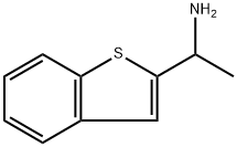 1-(1-benzothiophen-2-yl)ethan-1-amine Struktur