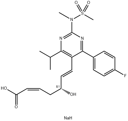Rosuvastatin Calcium Salt Structure