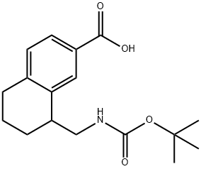 2-Naphthalenecarboxylic acid, 8-[[[(1,1-dimethylethoxy)carbonyl]amino]methyl]-5,6,7,8-tetrahydro-