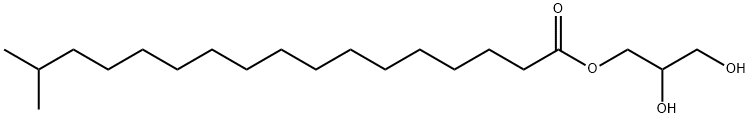 Heptadecanoic acid, 16-methyl-, 2,3-dihydroxypropyl ester (9CI),166240-59-1,结构式