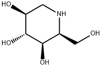 3,4,5-Piperidinetriol, 2-(hydroxymethyl)-, (2S,3R,4R,5S)- Struktur
