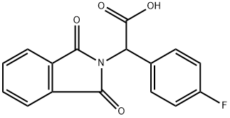 (1,3-Dioxoisoindol-2-yl)(4-fluorophenyl)acetic acid Struktur