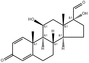 17-Deshydroxyacetyl 17-Carbonyl Prednisolone Structure