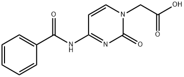 1(2H)-Pyrimidineacetic acid, 4-(benzoylamino)-2-oxo- Structure