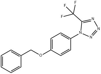 1-(4-(苄氧基)苯基)-5-(三氟甲基)-1H-四唑, 168267-74-1, 结构式