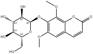 刺五加苷B1, 16845-16-2, 结构式