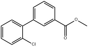 [1,1'-Biphenyl]-3-carboxylic acid, 2'-chloro-, methyl ester 结构式