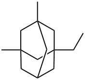 Tricyclo[3.3.1.13,7]decane, 1-ethyl-3,5-dimethyl- Struktur