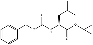 L-Leucine, N-[(phenylmethoxy)carbonyl]-, 1,1-dimethylethyl ester Structure
