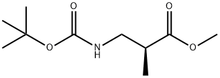 Propanoic acid, 3-[[(1,1-dimethylethoxy)carbonyl]amino]-2-methyl-, methyl ester, (2S)-