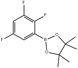 4,4,5,5-Tetramethyl-2-(2,3,5-trifluorophenyl)-1,3,2-dioxaborolane Structure