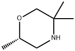 Morpholine, 2,5,5-trimethyl-, (2S)- Structure