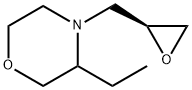 Morpholine, 3-ethyl-4-[(2S)-2-oxiranylmethyl]- 结构式
