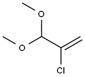1-Propene, 2-chloro-3,3-dimethoxy- Struktur