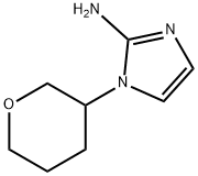 1H-Imidazol-2-amine, 1-(tetrahydro-2H-pyran-3-yl)- Structure