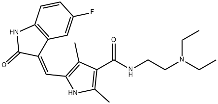 (E)-Sunitinib 化学構造式