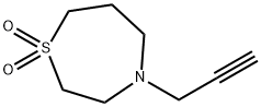 4-(prop-2-yn-1-yl)-1lambda6,4-thiazepane-1,1-dione 结构式