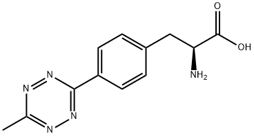 L-Phenylalanine, 4-(6-methyl-1,2,4,5-tetrazin-3-yl)- 结构式