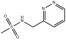 N-[(pyridazin-3-yl)methyl]methanesulfonamide 结构式