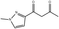 1,3-Butanedione, 1-(1-methyl-1H-pyrazol-3-yl)- Struktur