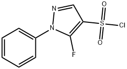 1H-Pyrazole-4-sulfonyl chloride, 5-fluoro-1-phenyl- Structure