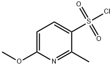 6-甲氧基-2-甲基吡啶-3-磺酰氯, 1700543-27-6, 结构式