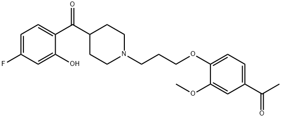 Iloperidone Diketo Impurity Struktur