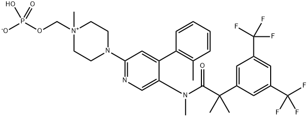 Fosnetupitant Structure