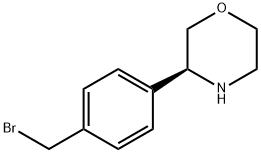 Morpholine, 3-[4-(bromomethyl)phenyl]-, (3S)-|
