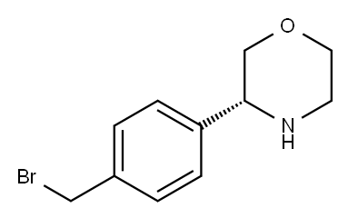1703922-24-0 Morpholine, 3-[4-(bromomethyl)phenyl]-, (3R)-