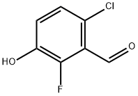6-Chloro-2-fluoro-3-hydroxybenzaldehyde, 1704729-56-5, 结构式