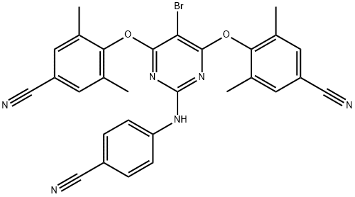 依曲韦林杂质11,1704730-70-0,结构式