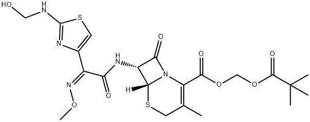 头孢他美杂质1, 1705612-80-1, 结构式