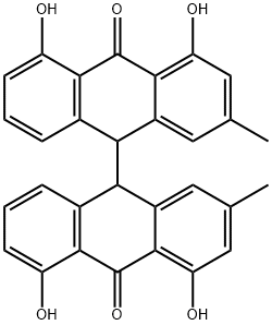 chrysophanol-10,10'-bianthrone Structure