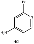 2-氨基-4-溴吡啶盐酸盐 结构式