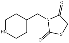 2,4-Thiazolidinedione, 3-(4-piperidinylmethyl)- Struktur