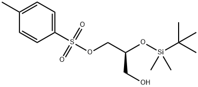 1,3-Propanediol, 2-[[(1,1-dimethylethyl)dimethylsilyl]oxy]-, 1-(4-methylbenzenesulfonate), (2S)- Structure