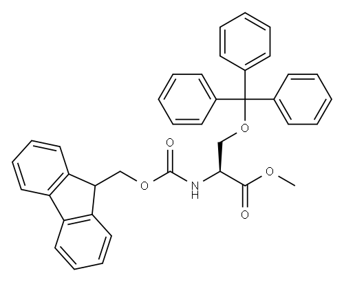 L-Serine, N-[(9H-fluoren-9-ylmethoxy)carbonyl]-O-(triphenylmethyl)-, methyl ester