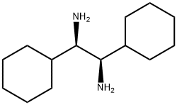 (1R,2R)-1,2-dicyclohexylethane-1,2-diamine 结构式