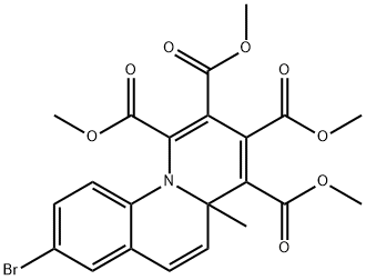 8-BR-4A-ME-PYRIDO(1,2-A)QUINOLINE-1,2,3,4-TETRACARBOXYLIC ACID TETRAMETHYL ESTER, 17247-10-8, 结构式