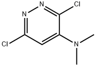 3,6-dichloro-N,N-dimethylpyridazin-4-amine Structure
