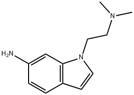 1-[2-(dimethylamino)ethyl]-1H-indol-6-amine 化学構造式