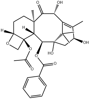 7-deoxy-10-deacetylbaccatin III, 173422-30-5, 结构式