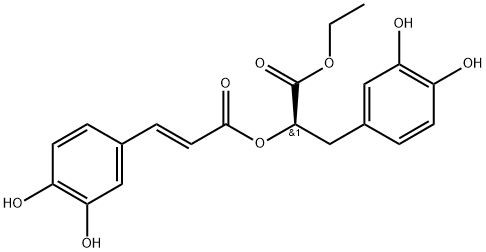 ロスマリン酸エチル 化学構造式