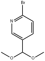 Pyridine, 2-bromo-5-(dimethoxymethyl)- 化学構造式